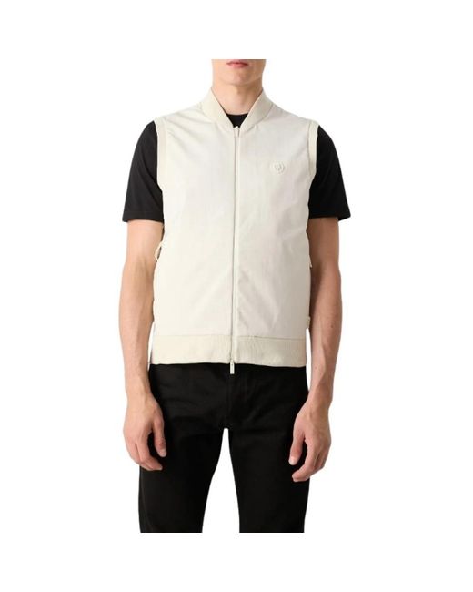 Boss Jassen ,Wit ,Polyester P-Imarlo Vest in het Black voor heren