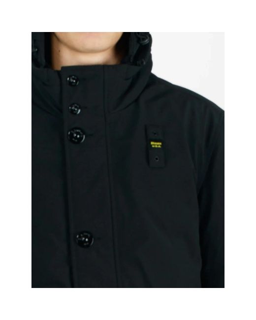 Blauer Parkas in het Black voor heren