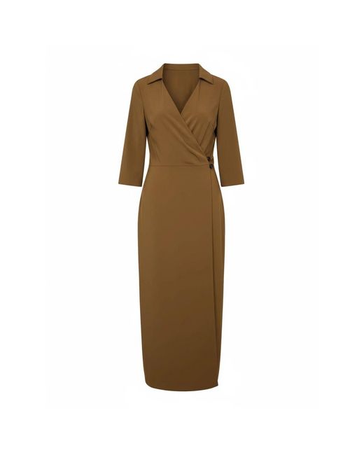 Alberta Ferretti Natural Wrap Dresses