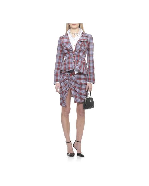 Vivienne Westwood Purple Short Skirts