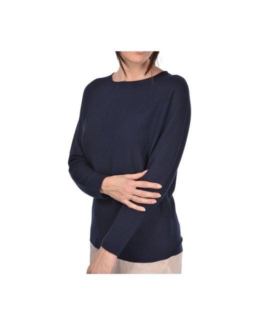 Round-Neck Knitwear di Gran Sasso in Blue