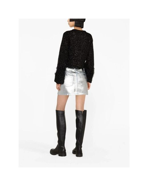 Rabanne Truien & Vesten ,Zwart ,Zwarte Cardigan in het Black