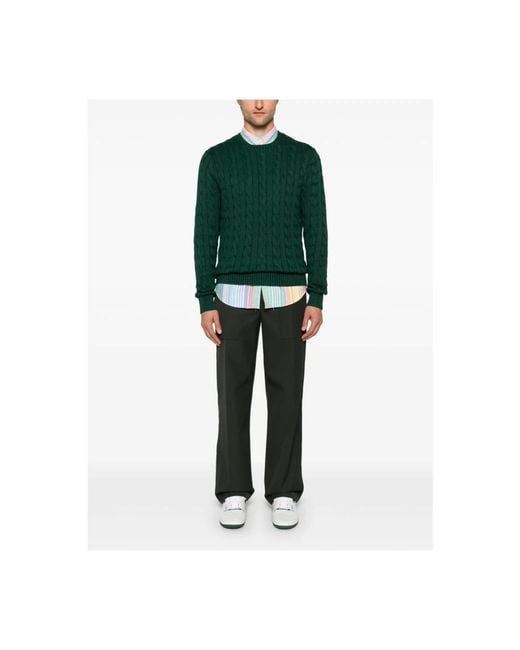 Polo Ralph Lauren Round-Neck Knitwear in het Green voor heren