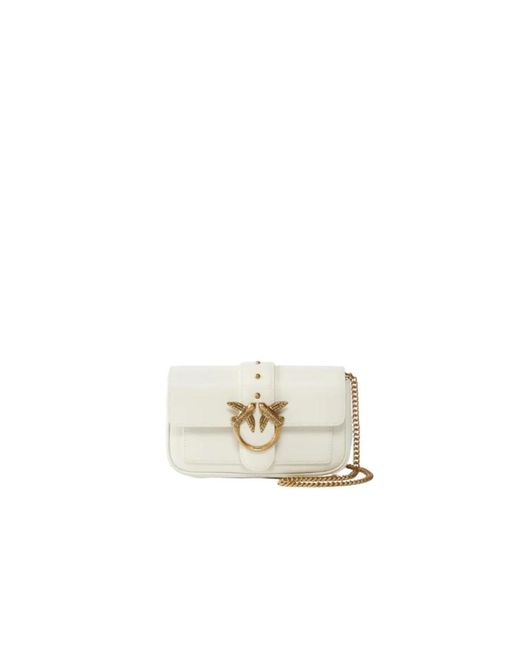 Pinko Metallic Cross Body Bags