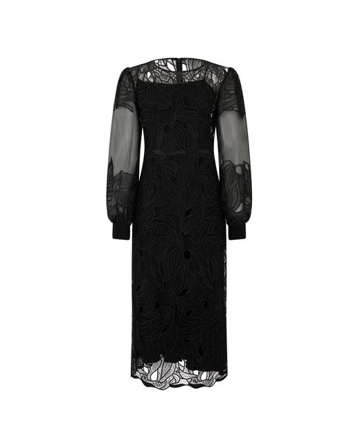 Alberta Ferretti Black Midi Dresses