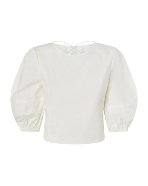 Pinko White Blouses