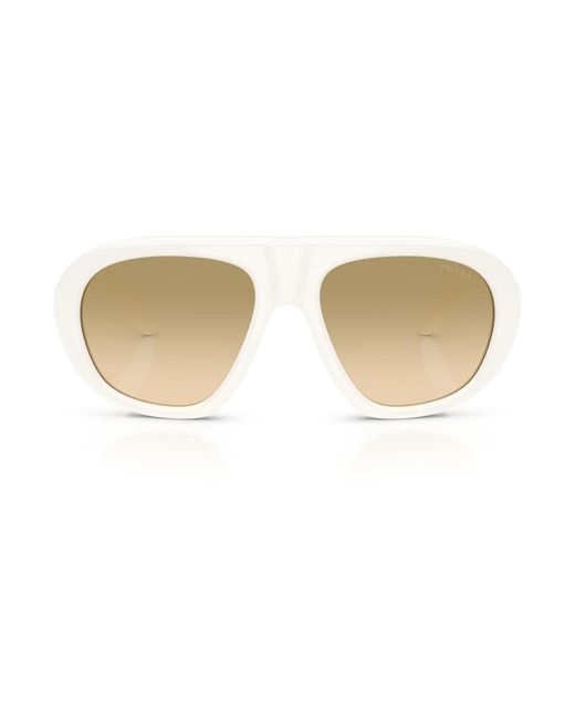 Prada White Sunglasses