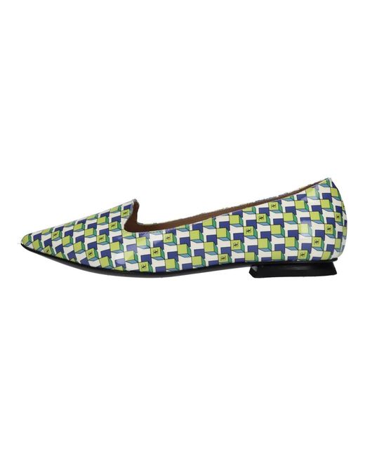 Fabi Green Loafers