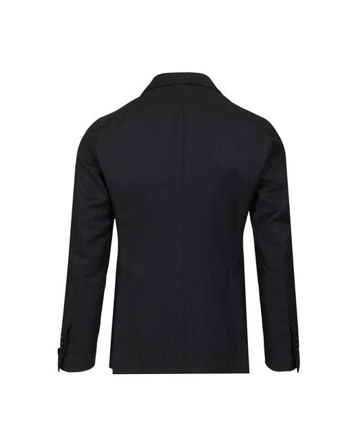 Tagliatore Montecarlo Double-Breasted Jacket in het Black voor heren