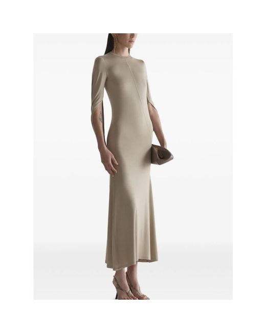 Mugler Brown Maxi Dresses