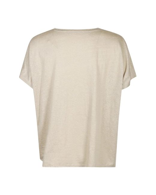 T-Shirts Majestic Filatures de color Natural