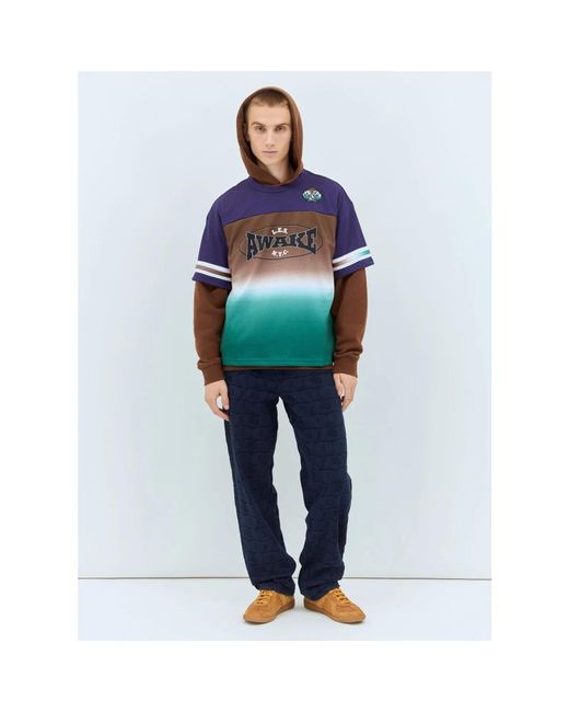 AWAKE NY Brown Hoodies for men