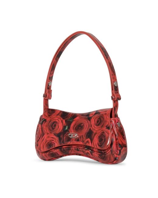 DIESEL Shoulder Bags in Red | Lyst