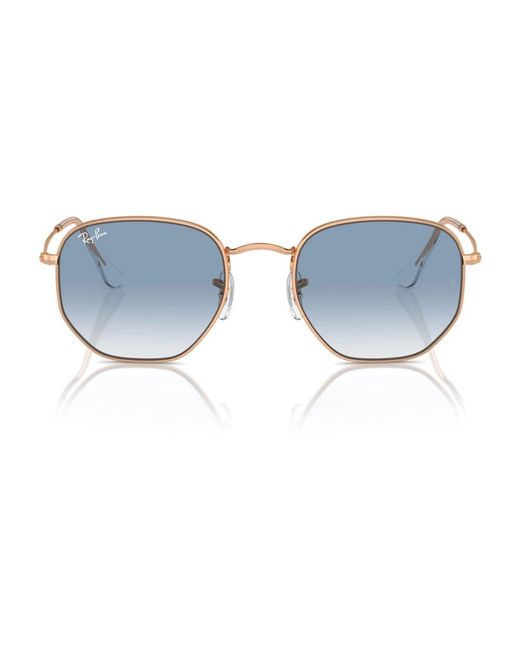Ray-Ban Hexagonal Rb3548 Zonnebril in het Blue