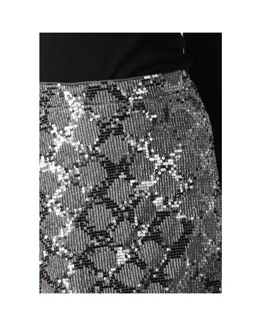 Object Rokken ,Grijs ,Polyester Objlea Hw Short Skirt in het Black