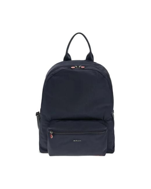 Kiton Nylon Backpack in Blue für Herren