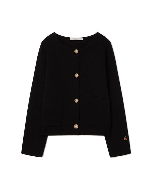 BUSNEL Jassen ,Zwart ,Wol Macey Jacket in het Black