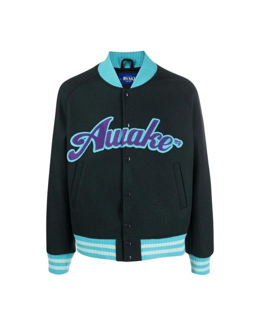 AWAKE NY Black Bomber Jackets for men