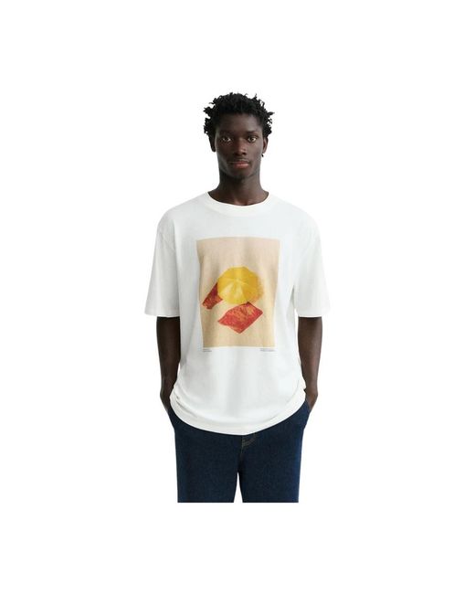 Thinking Mu Tops ,Wit ,T-Shirts in het White voor heren