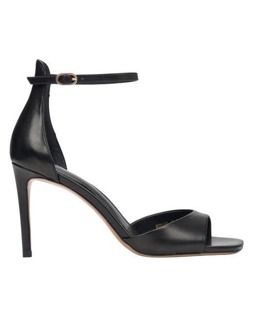 ESTRO Black High Heel Sandals