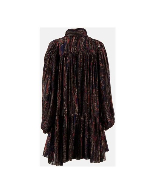 Saint Laurent Brown Short Dresses