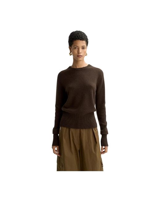 Soft Goat Brown Cashmere Knitwear