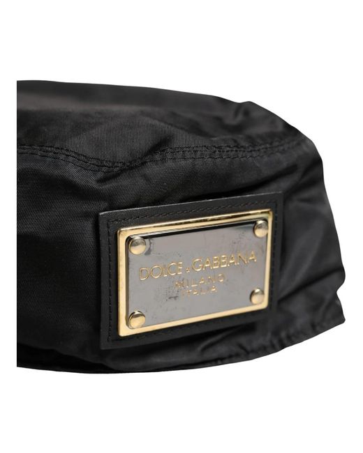 Dolce & Gabbana Black Hats for men
