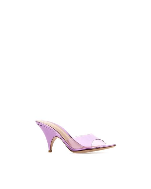 Gianvito Rossi Pink Sofia Mule 70