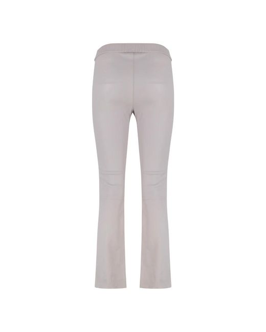 SABLYN Devon Leren Broek in het Gray