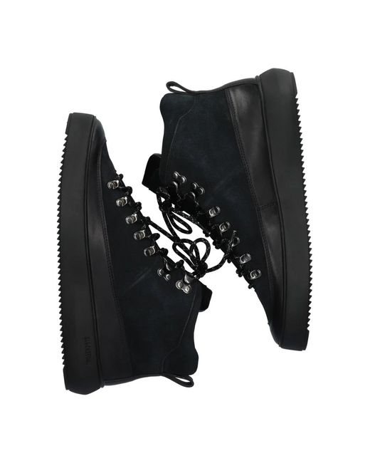 Blackstone Berginspirierter sneaker - stilvoll und wasserdicht stone in Black für Herren
