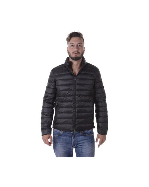 EA7 Blue Winter Jackets for men