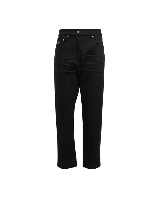 Prada Black Cropped Jeans