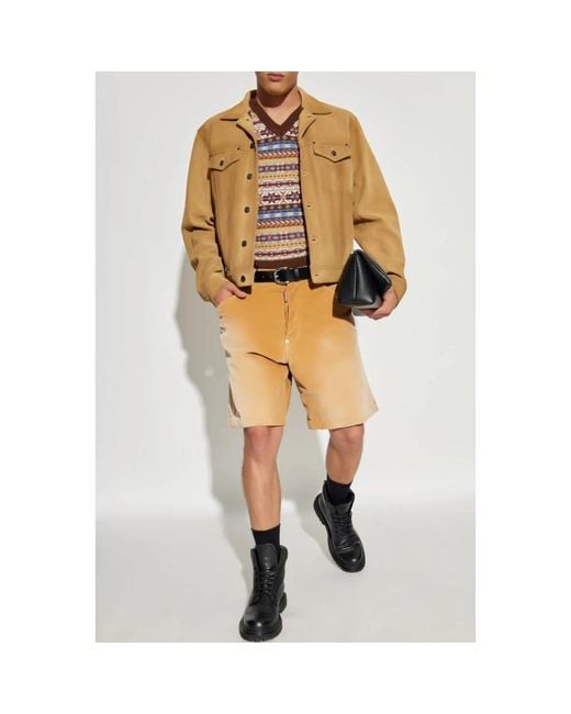 DSquared² Brown V-Neck Knitwear for men