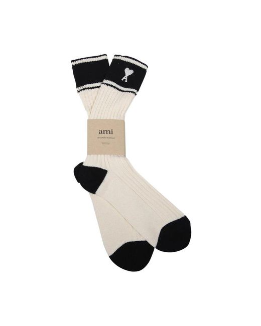 AMI Zweifarbige Adc-Socken in Black für Herren