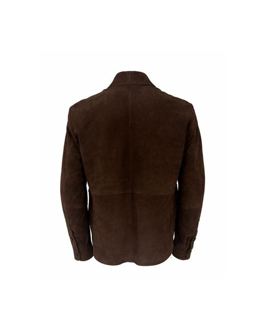 Light Jackets Franzese Collection de hombre de color Brown
