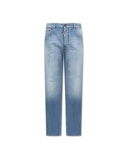Straight Jeans di DSquared² in Blue da Uomo