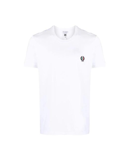 Dolce & Gabbana White T-Shirts for men