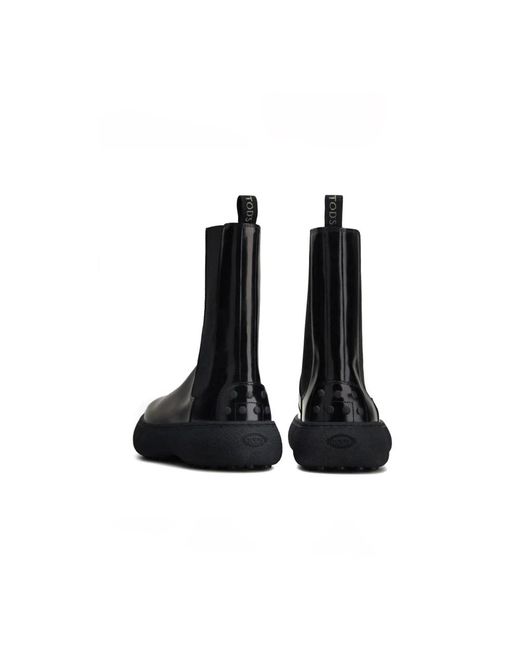 Tod's Black Chelsea Boots
