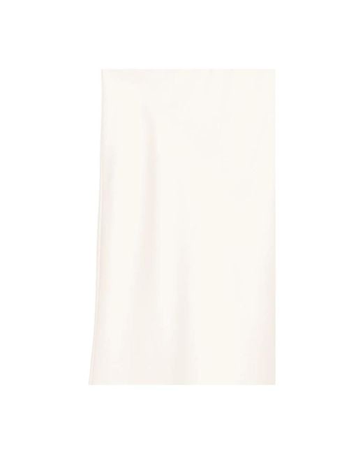 D.exterior White Midi Skirts