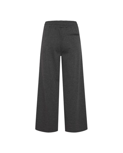 Ichi Gray Wide Trousers