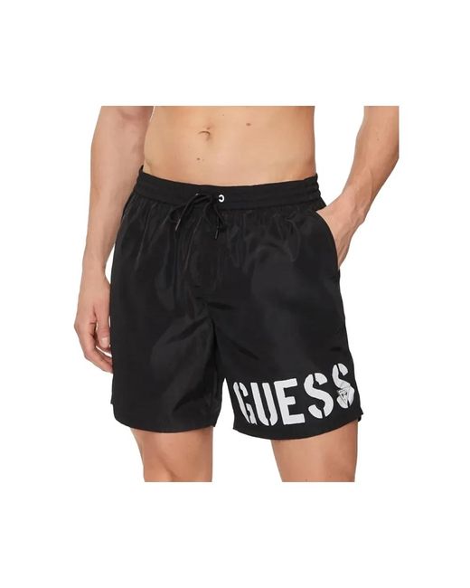 Guess Aktive G Badehose Für Männer in Black für Herren