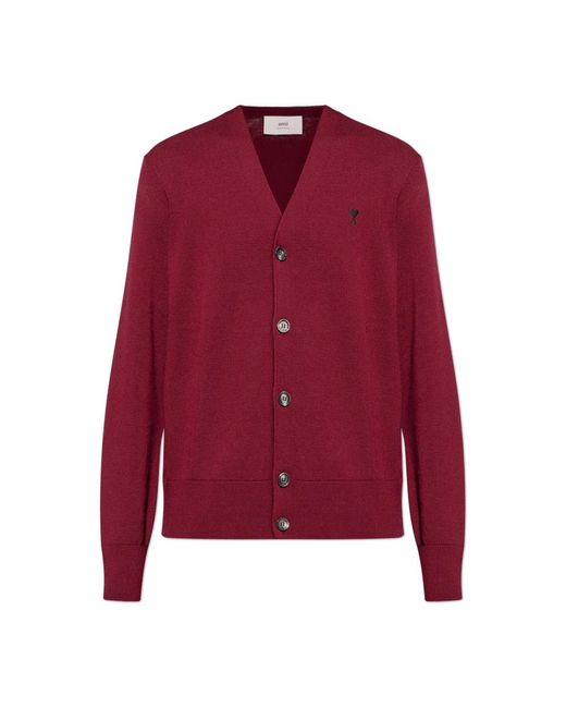 Cardigans di AMI in Red da Uomo