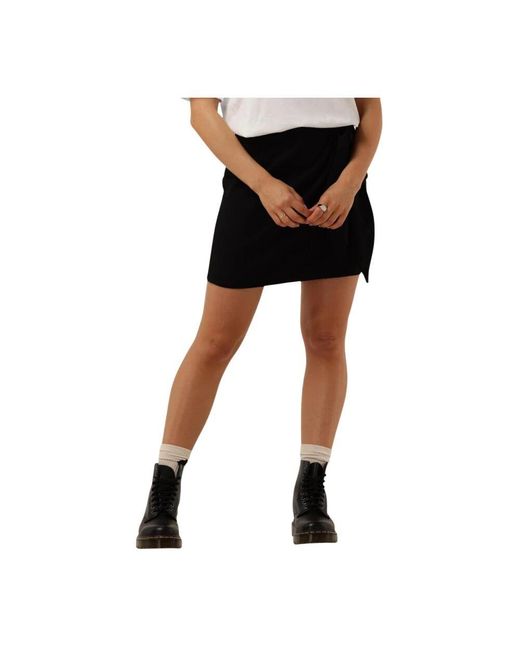 Alix The Label Black Kurzer Gewebter Rock Für Damen