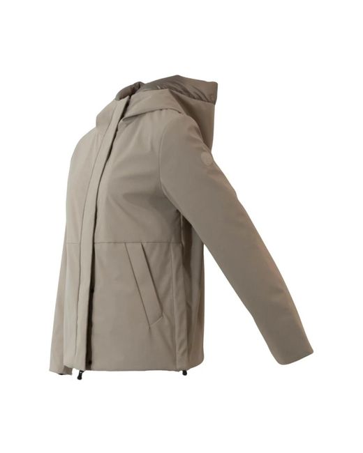 People Of Shibuya Green Technische parka mit thermischer isolierung