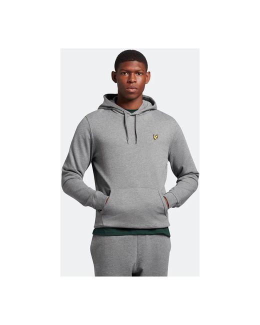 Lyle & Scott Gray Hoodies for men