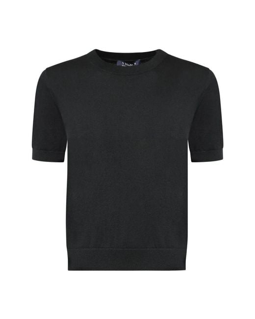 Max Mara Black Round-Neck Knitwear