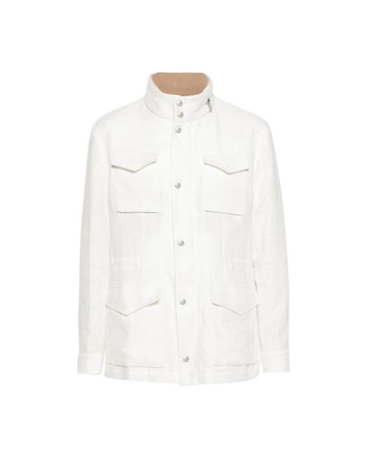 Eleventy Light Jackets in het White voor heren