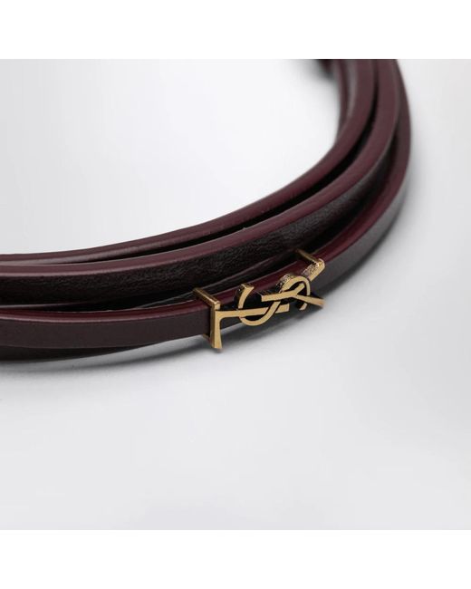 Saint Laurent Brown Necklaces