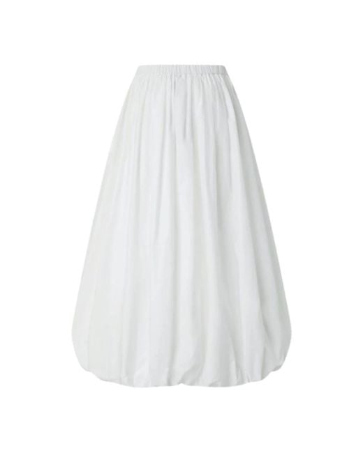Pinko White Maxi Skirts