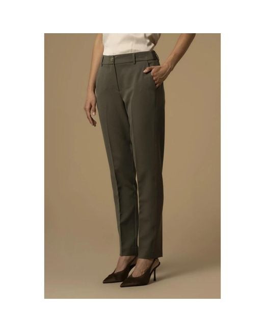 Kocca Green Slim-Fit Trousers